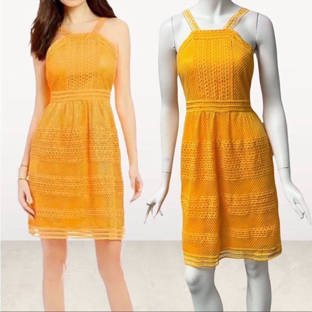 NWT Tahari sleeveless lace dress 2